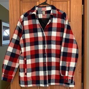 Duluth Trading Co. lined flannel jacket
